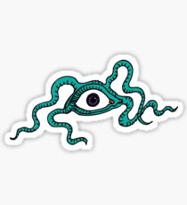 Monster Eye - fun Halloween design by Cecca Designs Sticker