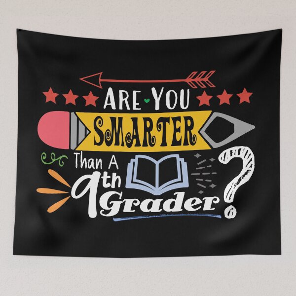 Item preview, Are You Smarter Than A Ninth Grader? (Dark) designed and sold by the-krisney-way.