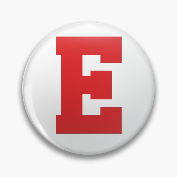 Item preview, Alphabet, Red E, Sports letter E designed and sold by TheCultStuff.