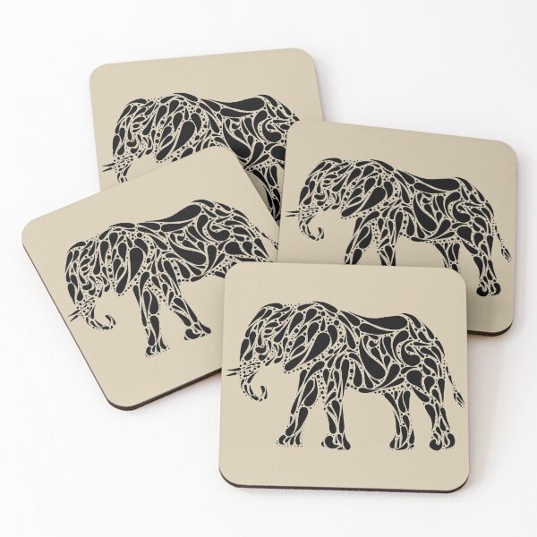 Item preview, 'ELEPHANT' - Hand Drawn Ink Design designed and sold by TaltalimDesign.