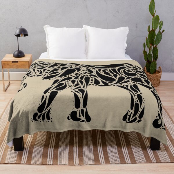 Item preview, 'ELEPHANT' - Hand Drawn Ink Design designed and sold by TaltalimDesign.