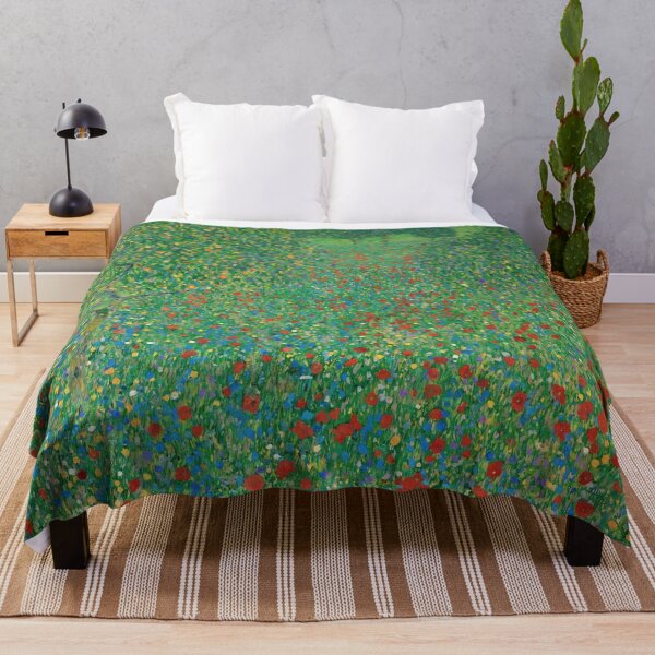Item preview, Gustav Klimt "Poppy field" designed and sold by Alexandra Dahl.