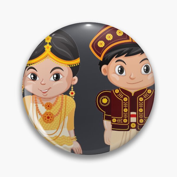 Item preview, Sri Lankans in national dress_man and woman in traditional wedding costume_Nilame and Kandiyan designed and sold by SLGreenArrow.