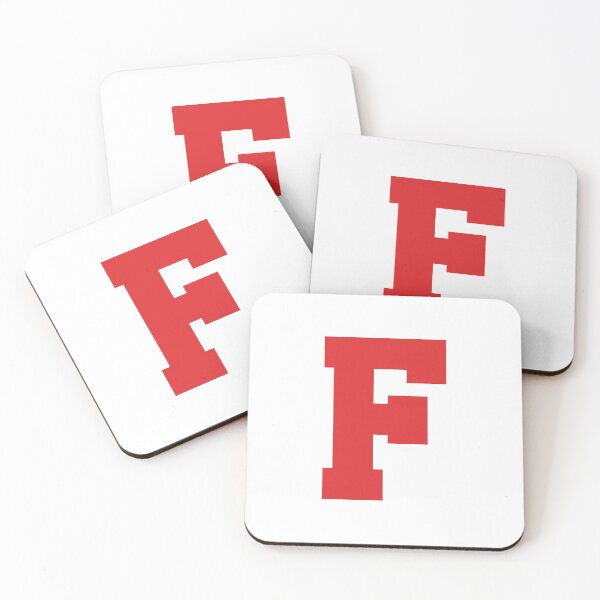 Item preview, Alphabet, Red F, Sports letter F designed and sold by TheCultStuff.
