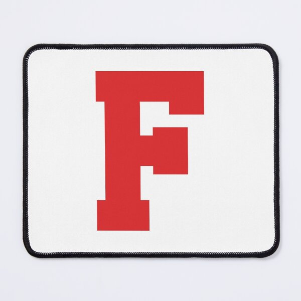 Item preview, Alphabet, Red F, Sports letter F designed and sold by TheCultStuff.