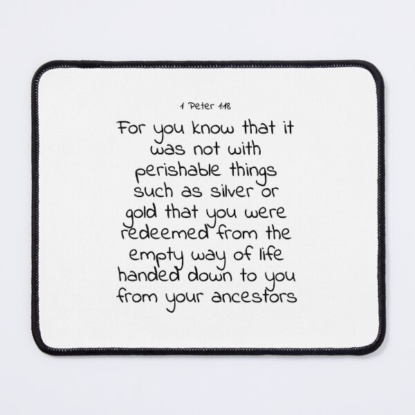 Item preview, Bible verse: 1 Peter 1:18 designed and sold by john-3-16.