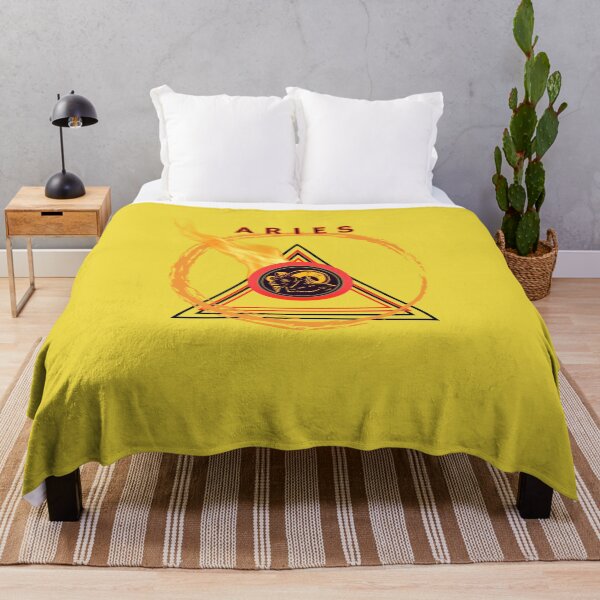 Item preview, Aries Fire Zodiac/Element Emblem designed and sold by Starboy Design.