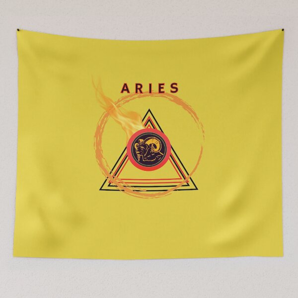 Item preview, Aries Fire Zodiac/Element Emblem  designed and sold by Starboy Design.