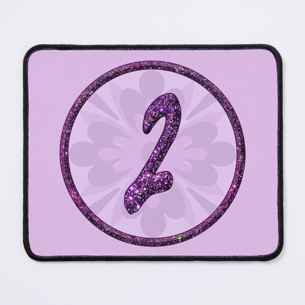 Item preview, Number Two 2 Glittery Numbers for Date Age Purple Glitter designed and sold by GlamourChick.
