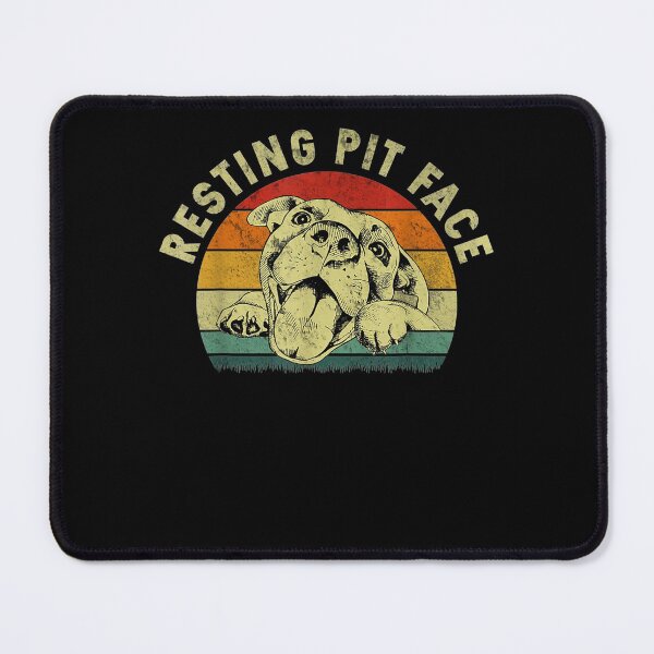 Item preview, Retro Vintage Resting Pit Face Pitbull Dog Lovers Gift designed and sold by beata155.
