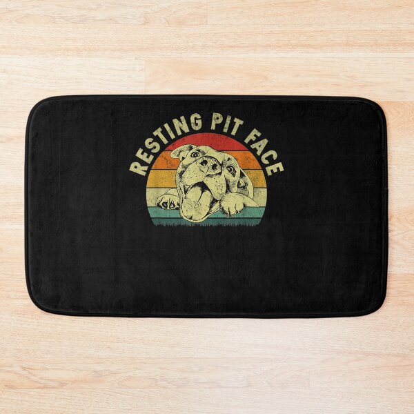 Item preview, Retro Vintage Resting Pit Face Pitbull Dog Lovers Gift designed and sold by beata155.