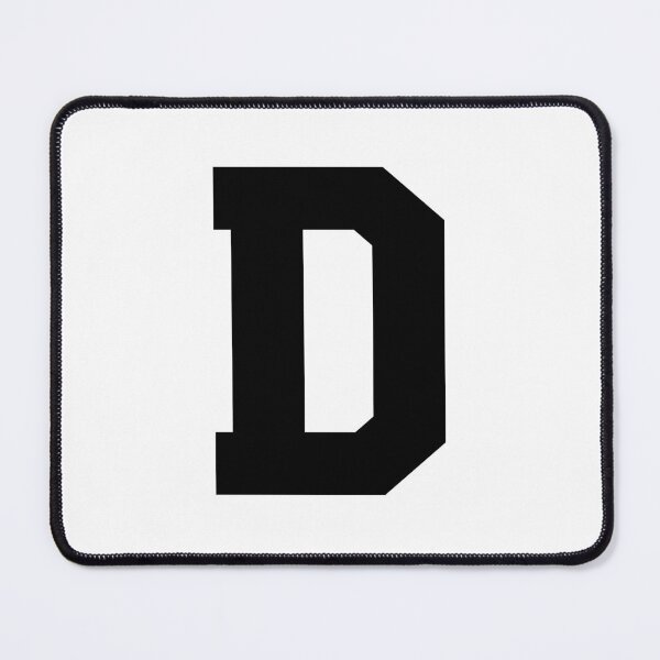 Item preview, Alphabet, Black D, Sports letter D designed and sold by TheCultStuff.
