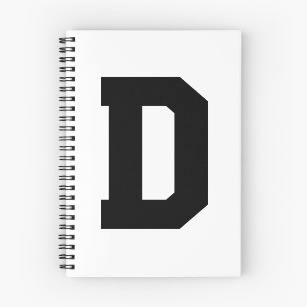 Item preview, Alphabet, Black D, Sports letter D designed and sold by TheCultStuff.