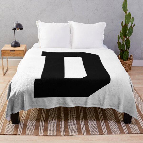 Item preview, Alphabet, Black D, Sports letter D designed and sold by TheCultStuff.