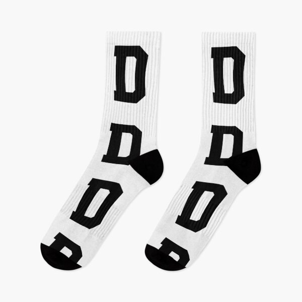 Item preview, Alphabet, Black D, Sports letter D designed and sold by TheCultStuff.