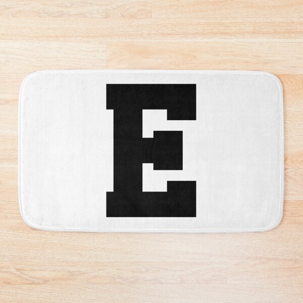 Item preview, Alphabet, Black E, Sports letter E designed and sold by TheCultStuff.