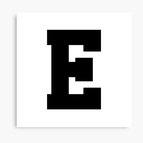 alphabet black n sports letter n canvas print for sale by thecultstuff redbubble