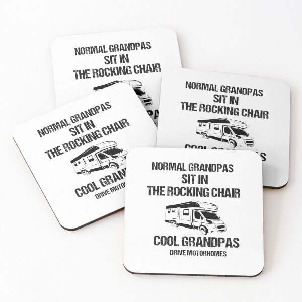 Item preview, Normal Grandpas Sit In The Rocking Chair Cool Grandpas Drive Motorhomes designed and sold by imaneless.