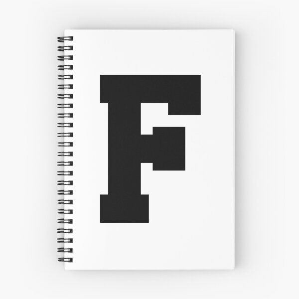 Item preview, Alphabet, Black F, Sports letter F designed and sold by TheCultStuff.