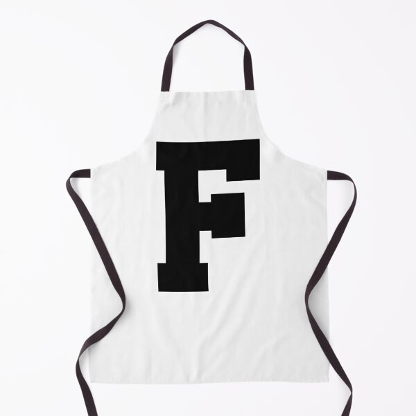 Item preview, Alphabet, Black F, Sports letter F designed and sold by TheCultStuff.