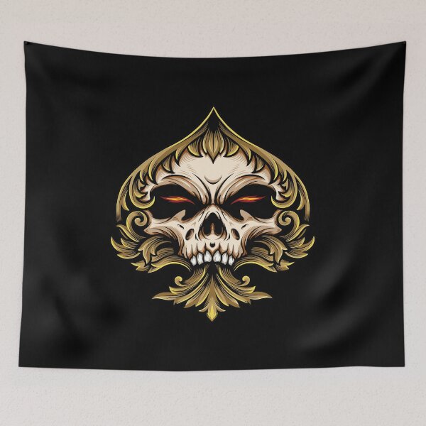 Item preview, Skull playing card designed and sold by nellylebrun.