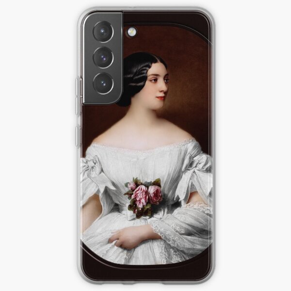 Portrait of Mrs Renouard de Bussière by Hermann Winterhalter Fine Art Xzendor7 Old Masters Reproductions Samsung Galaxy Soft Case