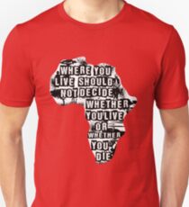 Where You Live - Africa (white) Unisex T-Shirt