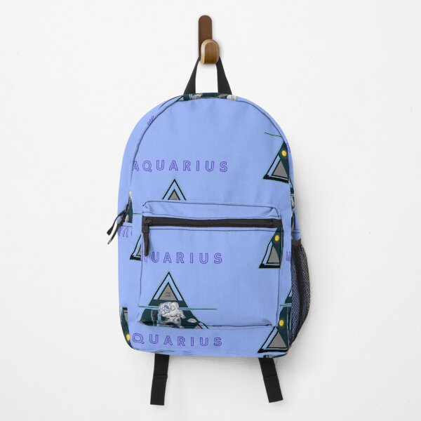 Item preview, Aquarius Air Zodiac/Element Emblem  designed and sold by Starboy Design.