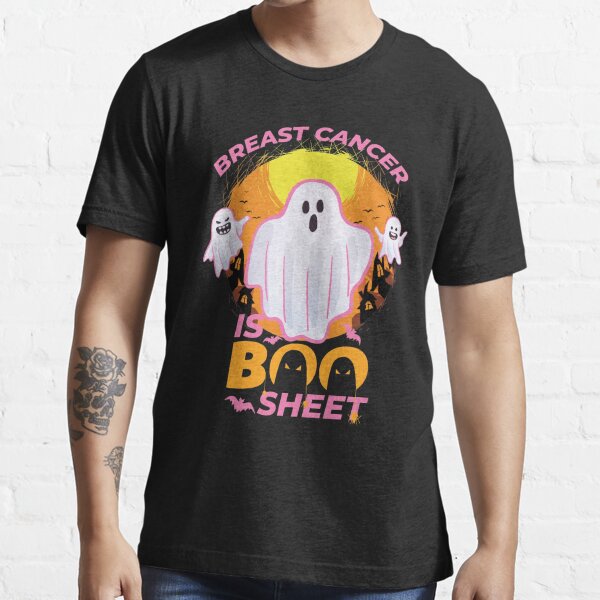 Breast Cancer Is Boo SheetnGhost Halloween Costume Women,Pink