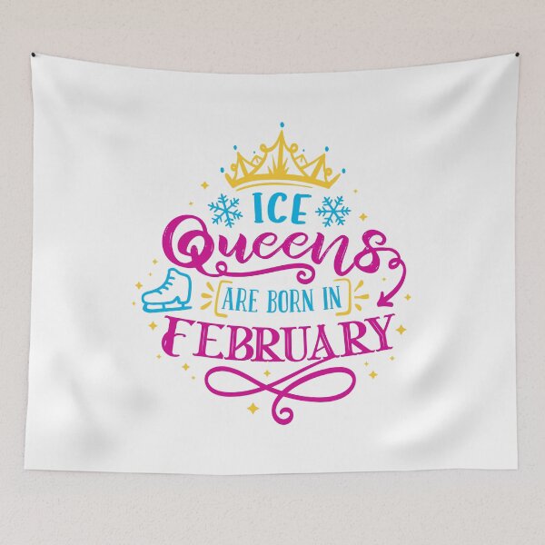 Item preview, Ice Queens Are Born In February (color version) designed and sold by TripleTriple.