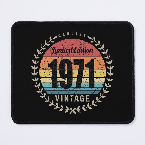 Item preview, 1971 Year Retro Vintage Style Birthday Anniversary Reunion Event Logo designed and sold by hobrath.