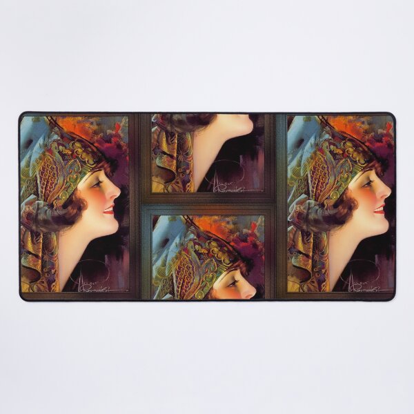 Item preview, Portrait Of Martha Mansfield by Rolf Armstrong Art Nouveau Xzendor7 Old Masters Art Reproductions designed and sold by Xzendor7 Digital Art Creations.