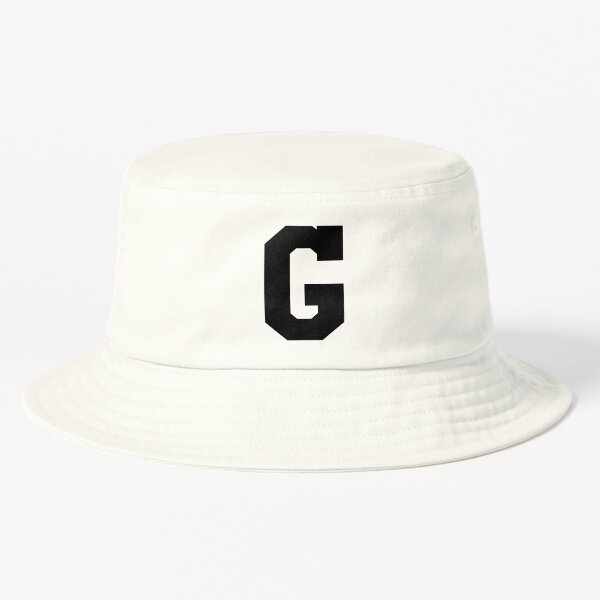 Alphabet, Black G, Sports letter G Bucket Hat for Sale by TheCultStuff