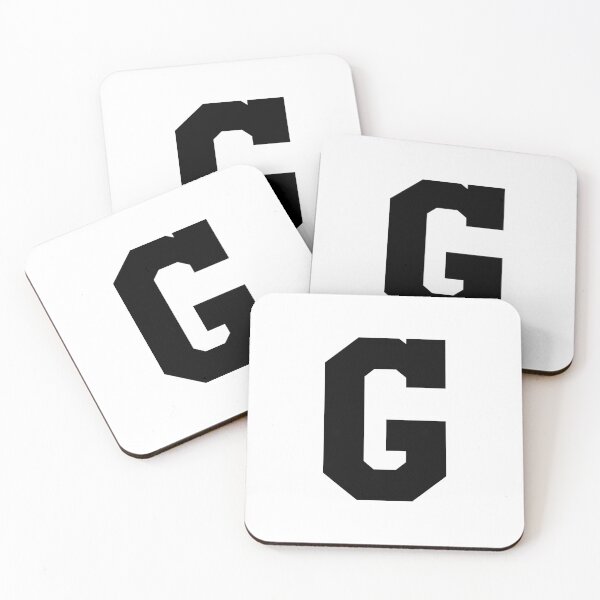 Item preview, Alphabet, Black G, Sports letter G designed and sold by TheCultStuff.