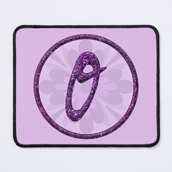 Item preview, Initials O Letter Glittering Alphabet in Purple Glitter Glamor Design Monograms designed and sold by GlamourChick.