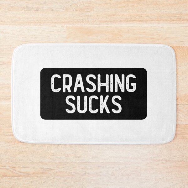 Item preview, Crashing Sucks Cool Biker designed and sold by Sour Soul.