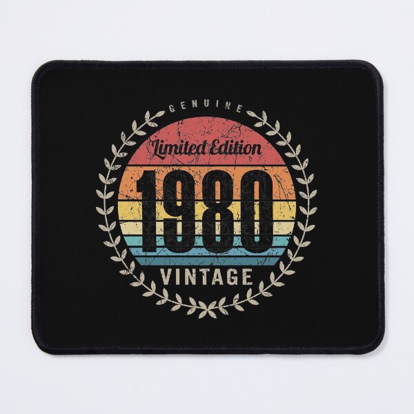 Item preview, 1980 Year Retro Vintage Style Birthday Anniversary Reunion Event Logo designed and sold by hobrath.