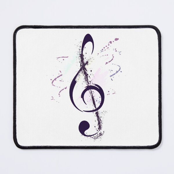 Item preview, Treble Clef on Watercolor Splash designed and sold by WisdomInspired.