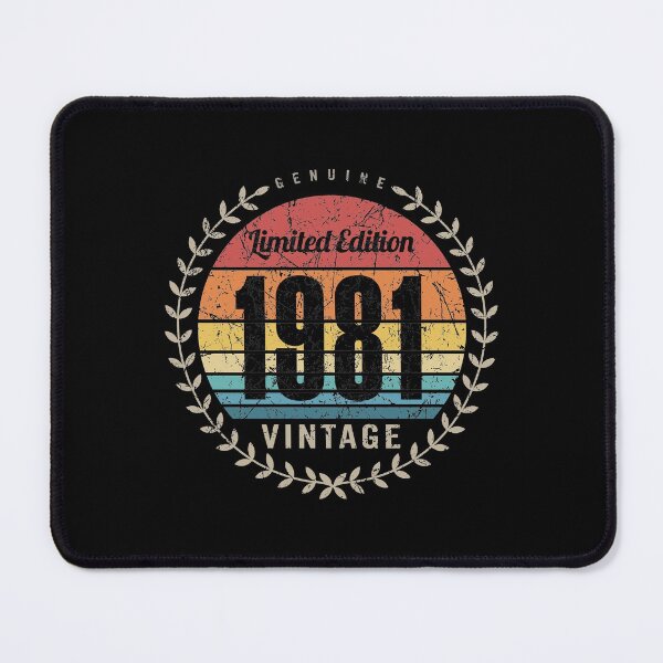 Item preview, 1981 Year Retro Vintage Style Birthday Anniversary Reunion Event Logo designed and sold by hobrath.