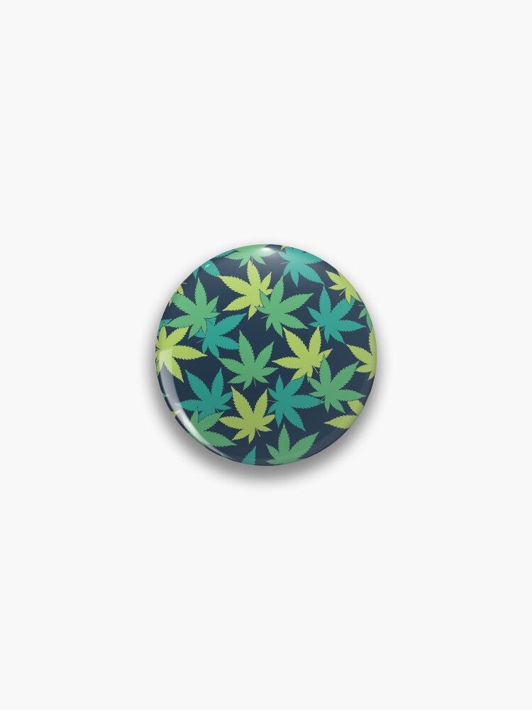 Thumbnail 1 of 3, Pin, Weed Leaf Pattern designed and sold by SweetLog.