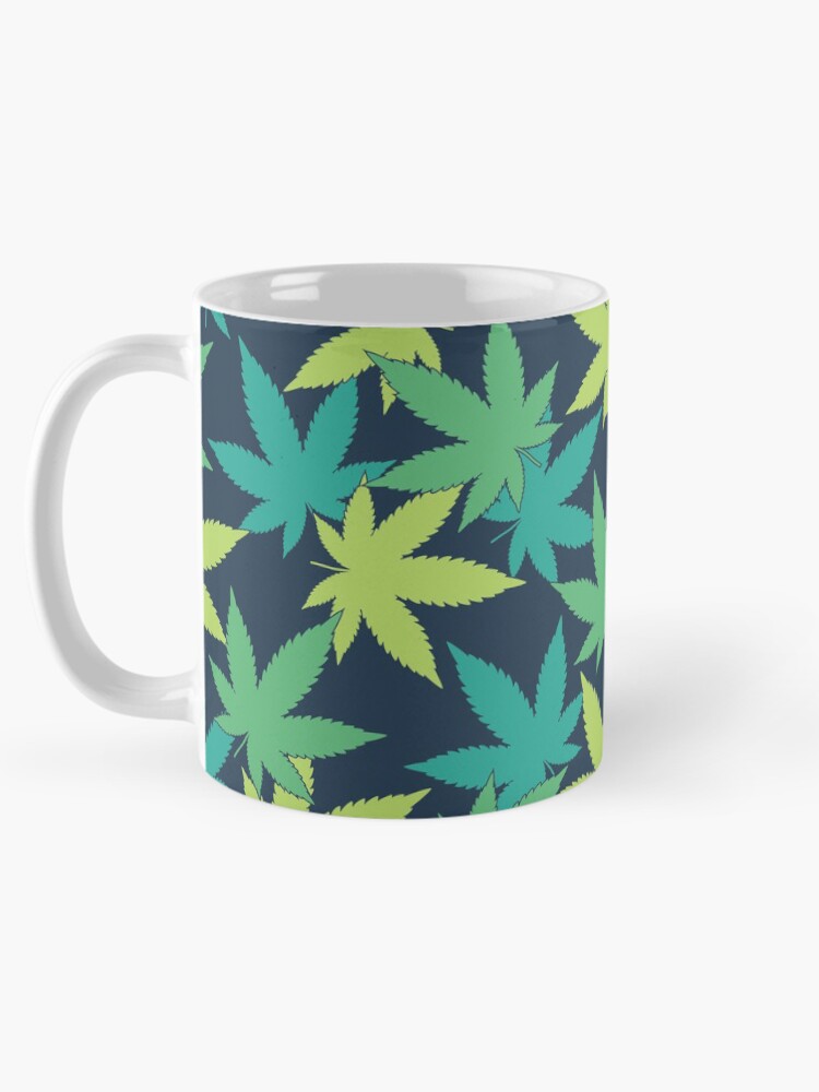 Thumbnail 5 of 6, Coffee Mug, Weed Leaf Pattern designed and sold by SweetLog.