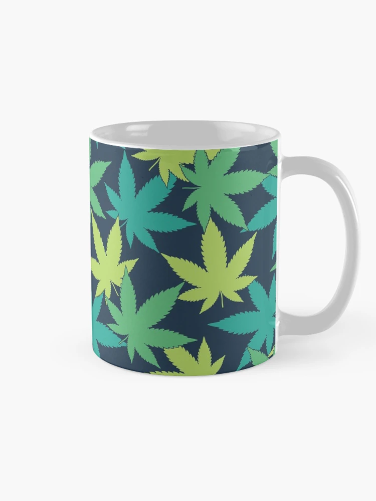 Thumbnail 3 of 6, Coffee Mug, Weed Leaf Pattern designed and sold by SweetLog.