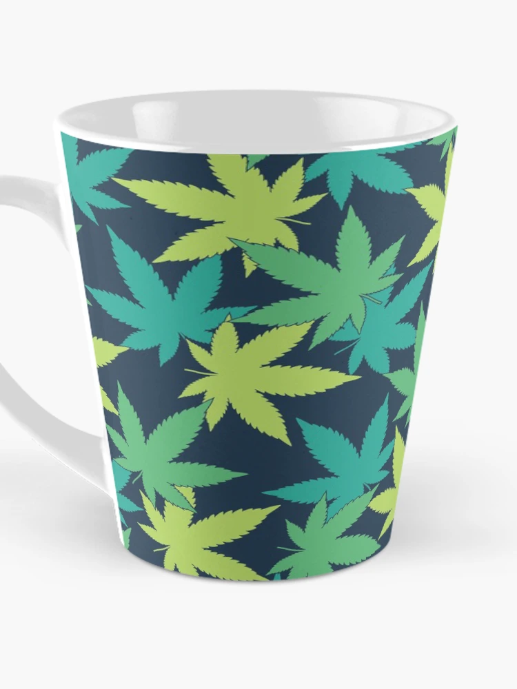 Thumbnail 3 of 4, Coffee Mug, Weed Leaf Pattern designed and sold by SweetLog.