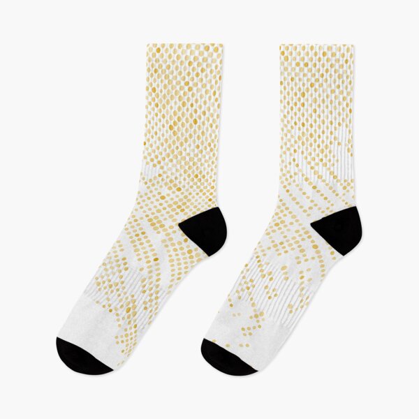 Item preview, Golden Yellow and White Polka Dot Abstract Pattern 2022 Trending Color - Colour - Hue - Shade Pantone Daylily 15-0956 designed and sold by ColorOfTheYears.