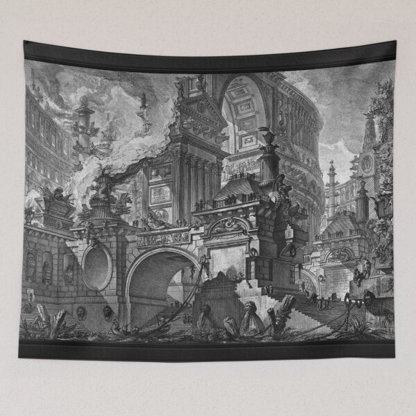 Item preview, Parte di Ampio Magnifico Porto by Giovanni Battista Piranesi Classical Art Xzendor7 Old Masters Reproductions designed and sold by Xzendor7 Digital Art Creations.