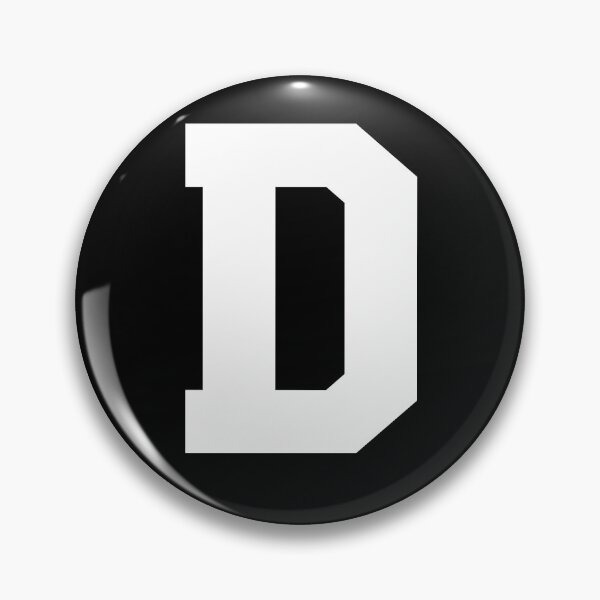Item preview, Alphabet, White D, Sports letter D designed and sold by TheCultStuff.