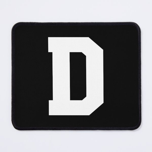 Item preview, Alphabet, White D, Sports letter D designed and sold by TheCultStuff.