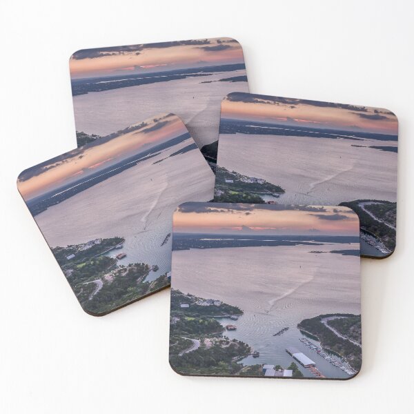 Item preview, Boat Marina Lake Travis Austin TX Sunset designed and sold by Piper-Deals.