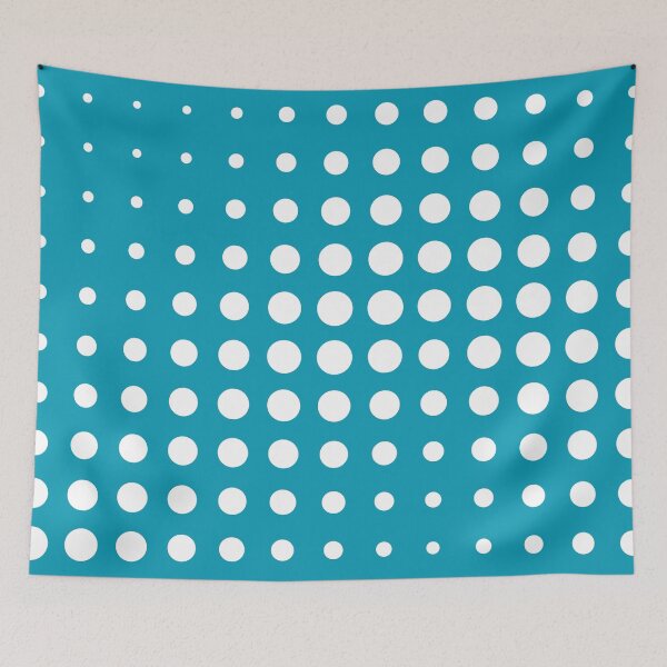 Item preview, Halftone Dots – Cyan designed and sold by Monoman1a.