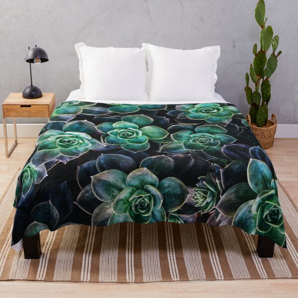 Item preview, Vibrant Blue and Green Colourful Succulents designed and sold by JulieSouster.